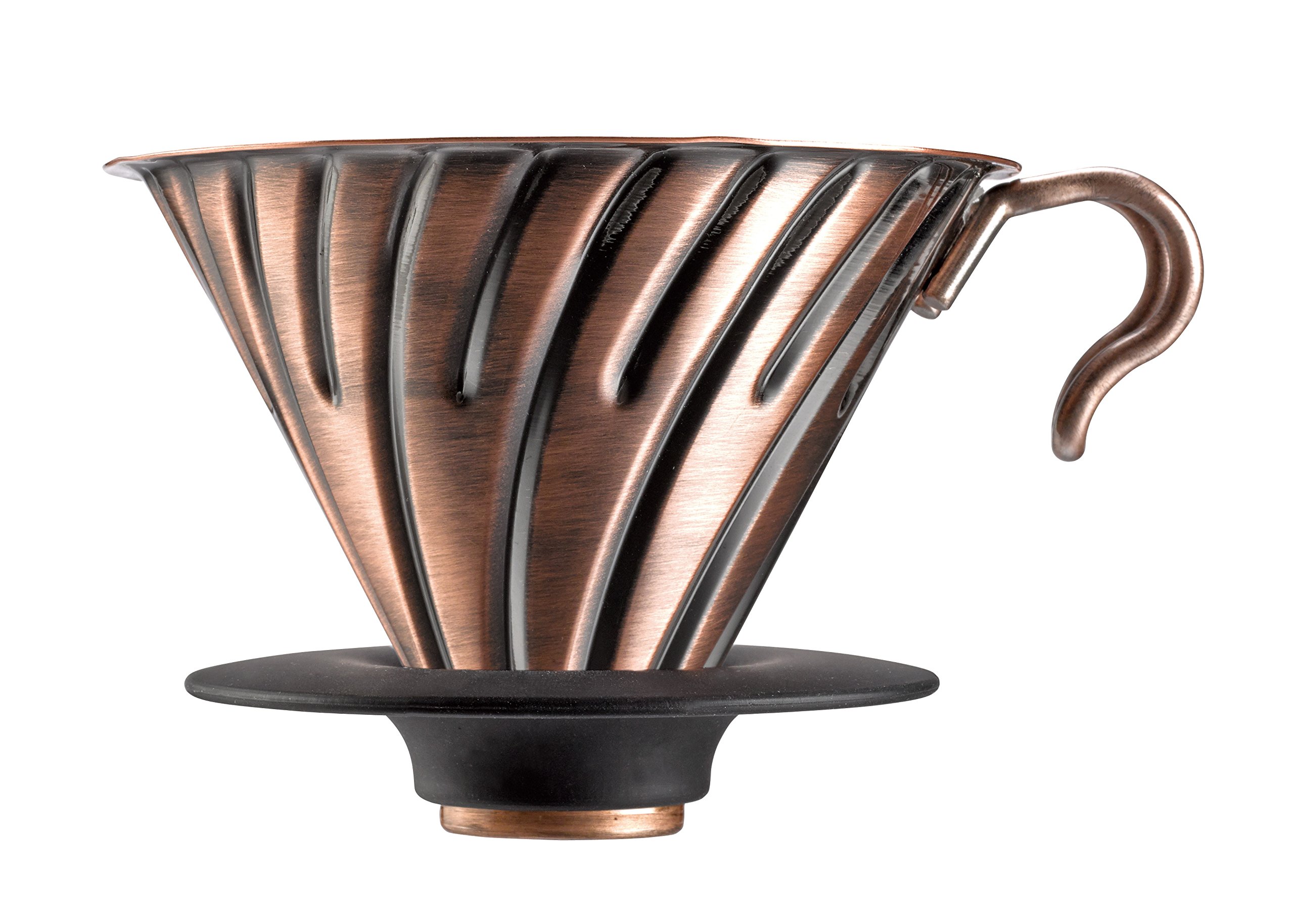 Hario V60 Glass Coffee Dripper - Red (Size 02) -6