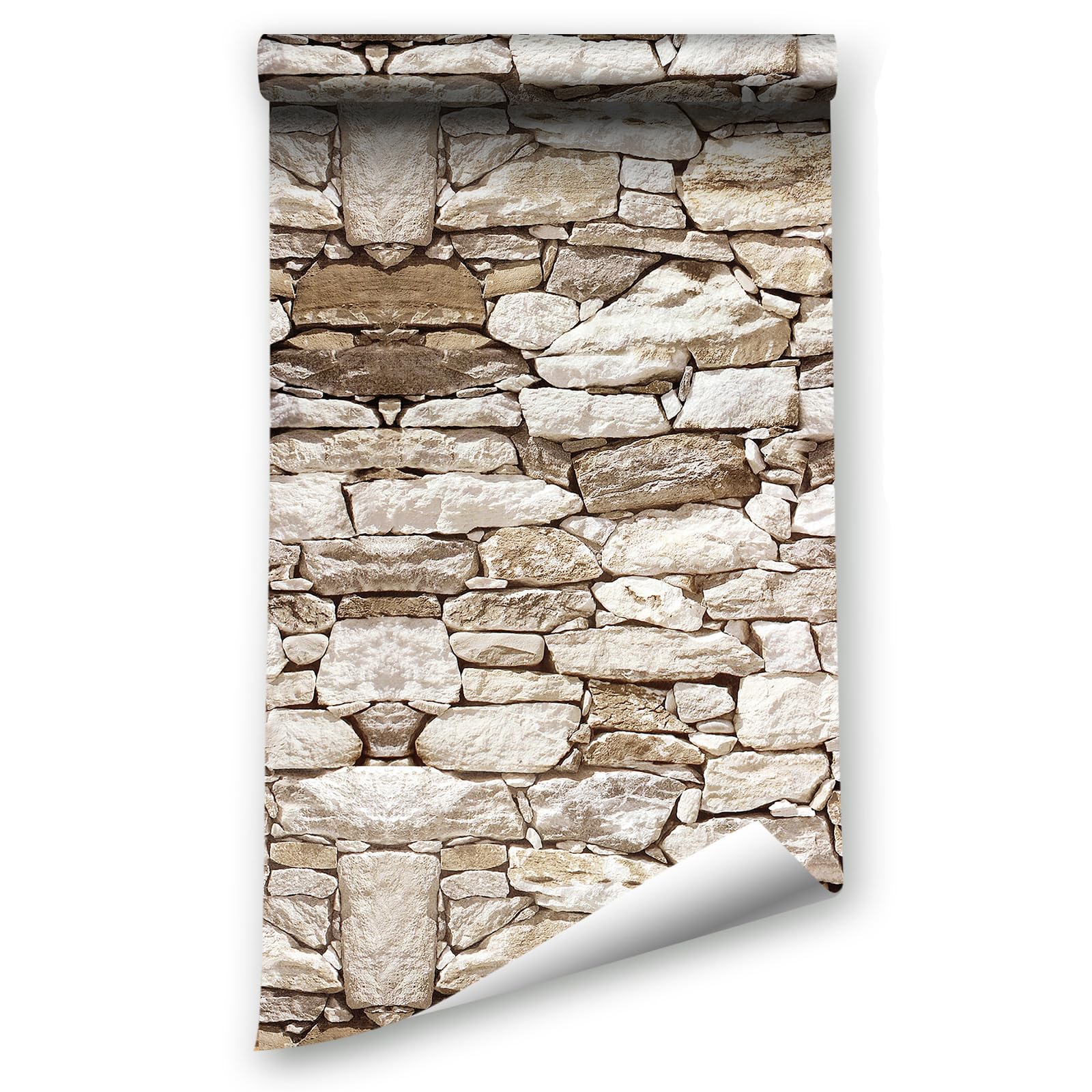 Papel tapiz autoadhesivo de roca piedra de ladrillo autoadhesivo de vinilo fondos de pantalla