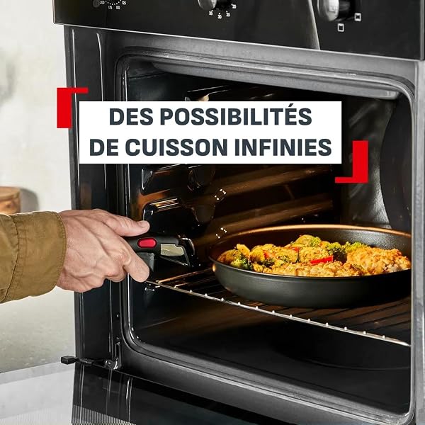Tefal Ingenio Excellence Fusion, Poêle 26 cm, Empilable, Revêtement antiadhésif, Induction, Fabrication française, P0050553 - 4