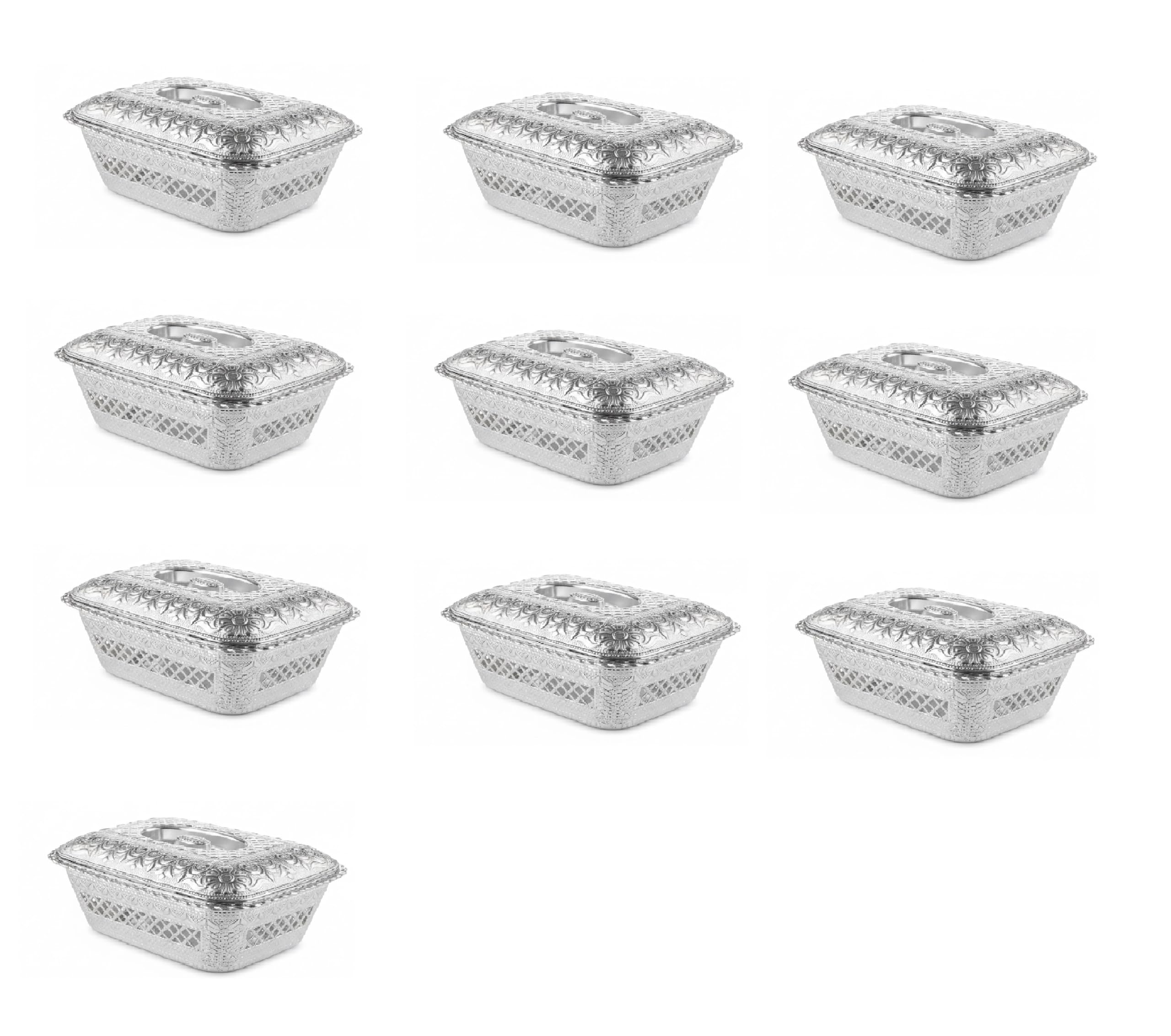Return Gift for Pooja Function Wedding Babyshower House Warming cermony Anniversary Housewarming container Storage box Multi-Utility Kitchen Storage Containers Pack of 10-image-41
