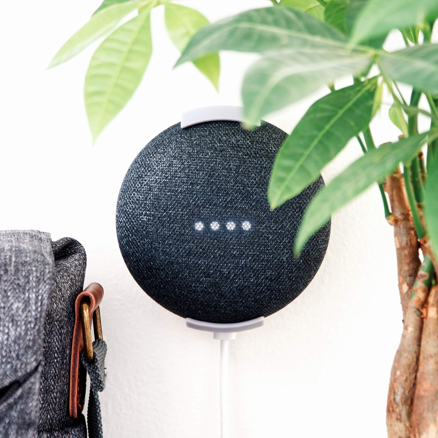 Strong Grip Google Home Mini Wall & Ceiling Mount, Damage Free, Screwless & Sturdy. 100% Designed & Made in The USA, Fits gen 1 Google Home & gen 2 nest Mini.…