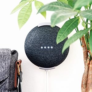 Strong Grip Google Home Mini Wall & Ceiling Mount, Damage Free, Screwless & Sturdy. 100% Designed & Made in The USA, Fits gen 1 Google Home & gen 2 nest Mini.…