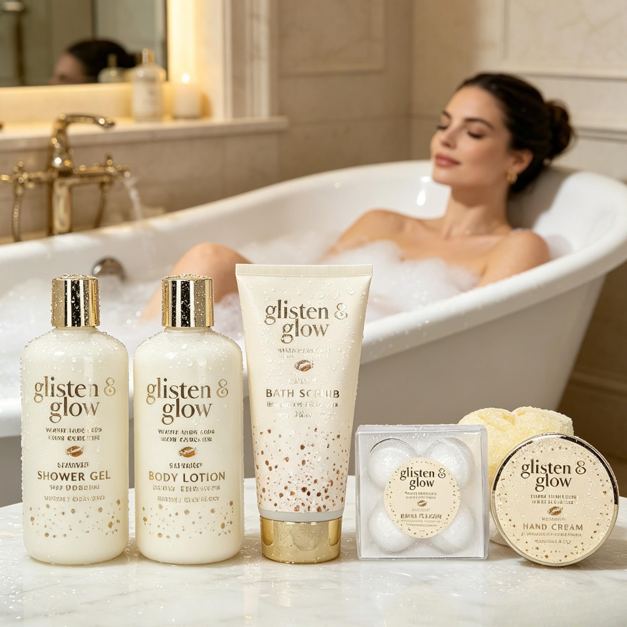 Belle Luxury by Gloss de Coffret cadeau pour femme | Produits de bain | Idée cadeau originale | Panier beauté, soin et bien-être