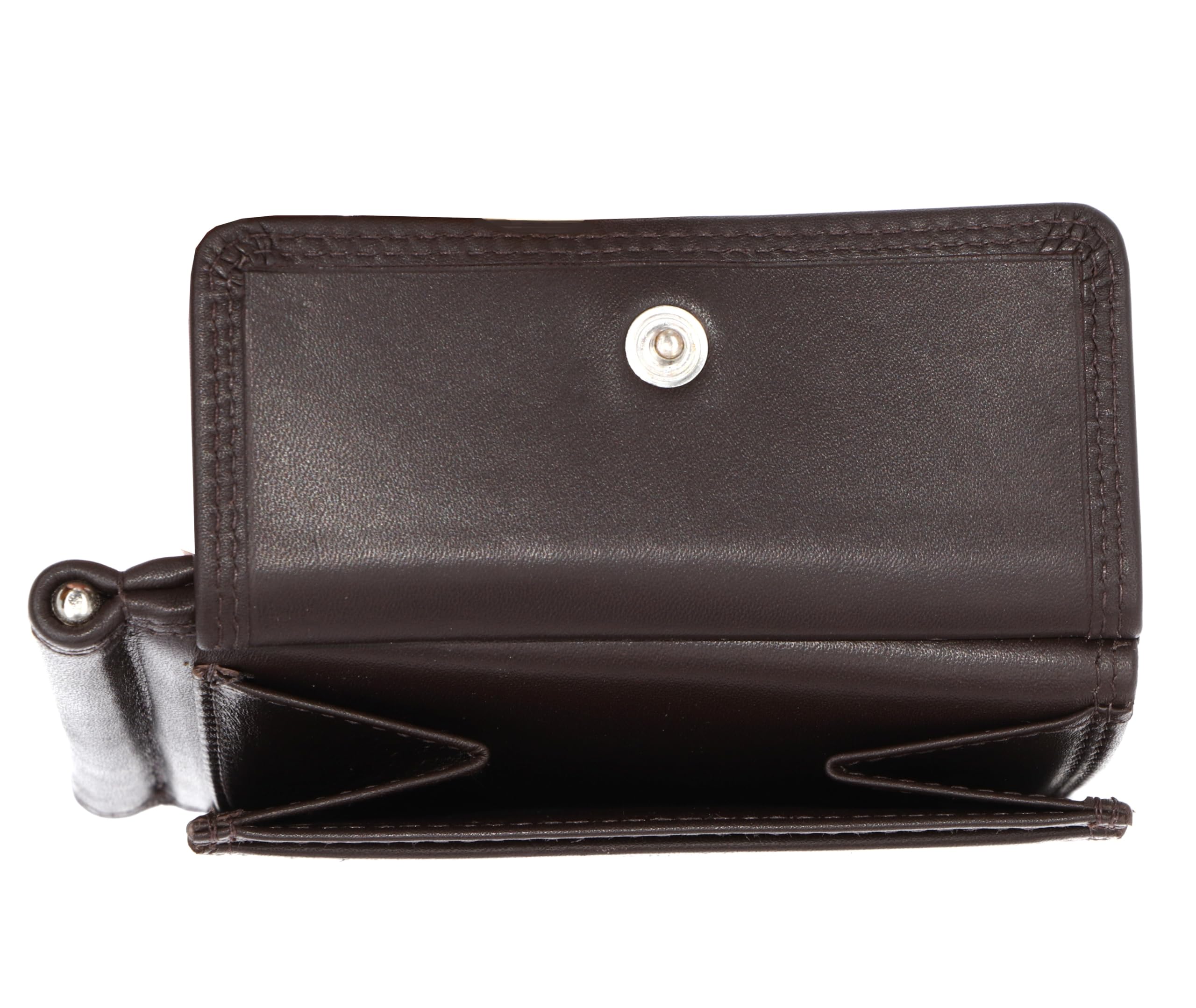 Golden Head Cuir Porte-Monnaie Pince à Billets Polo RFID Protect Clip-Scheintasche 1921 Dunkelbraun Marron foncé