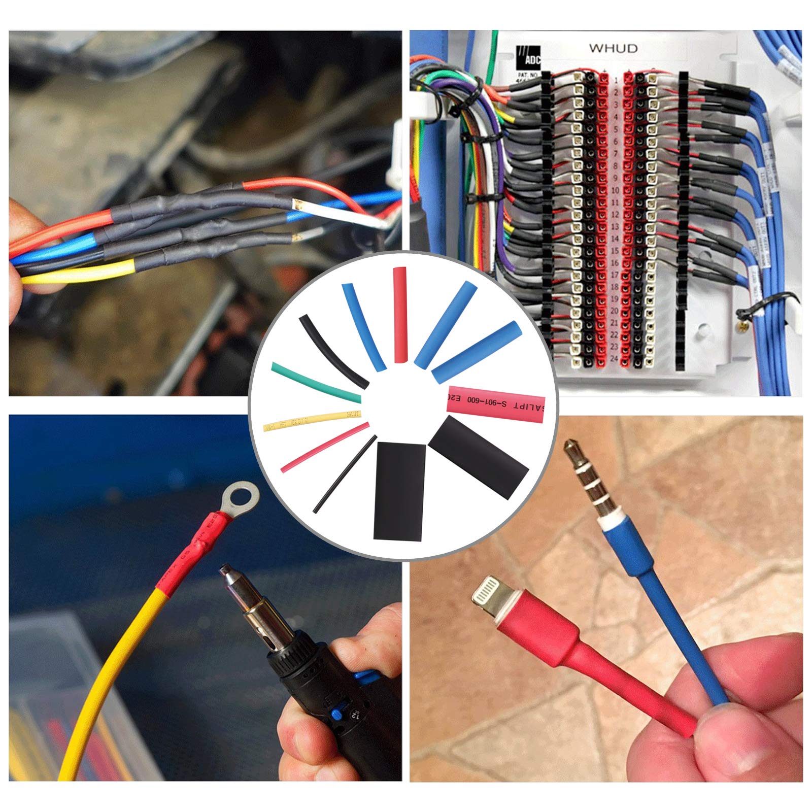 Buy 800PCS Heat Shrink Tubing 21 CAMWAY Electrical Wire Cable Wrap