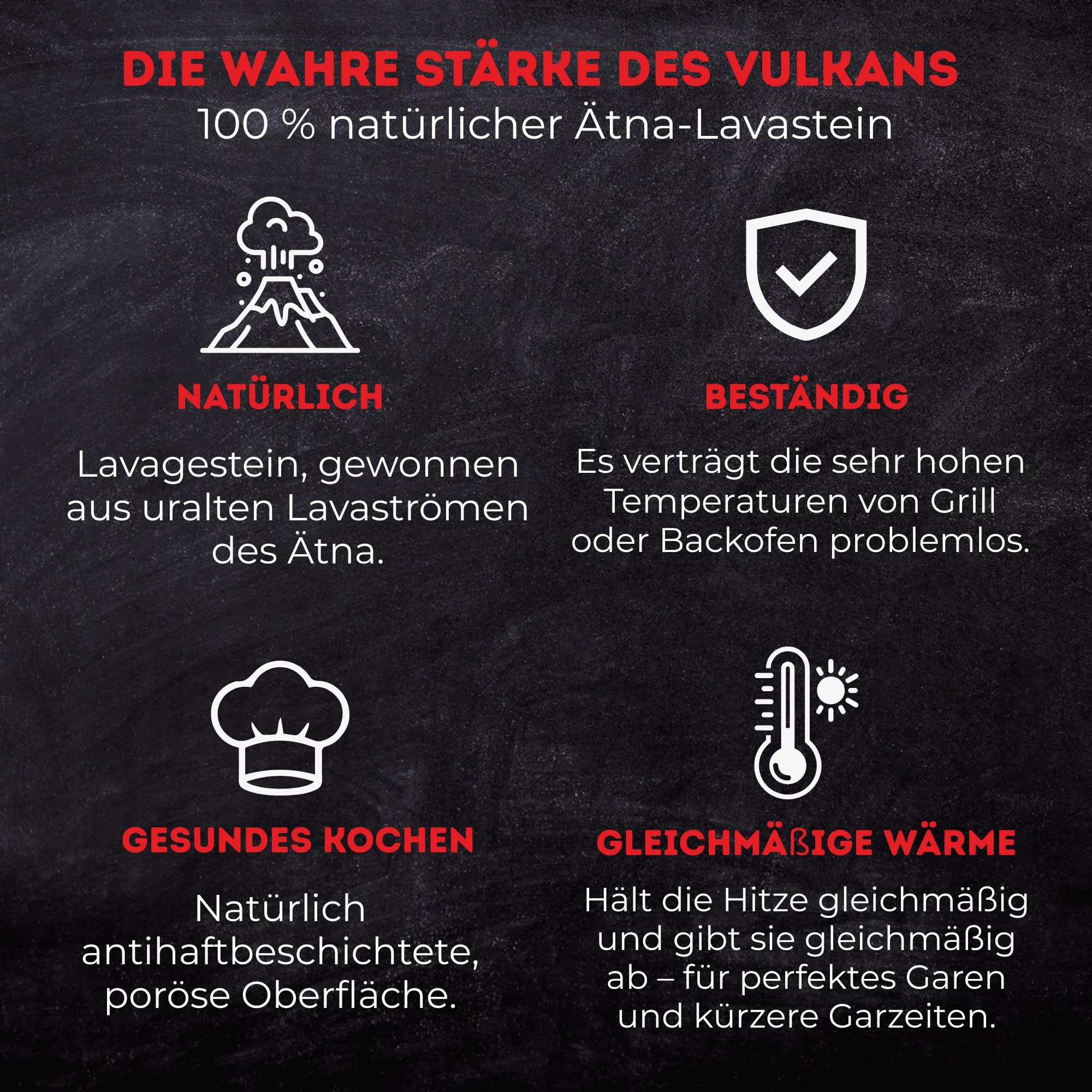 CUORE LAVICO - Feuerfeste Platte Nach Maß Aus Lavastein, Personalisierbar für Pizza oder Grill - Made in Italy Besser Als Ollare Stein