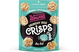 Sea Salt Sticky-Rice Chips: A Savory Delight for Healthy Snacking