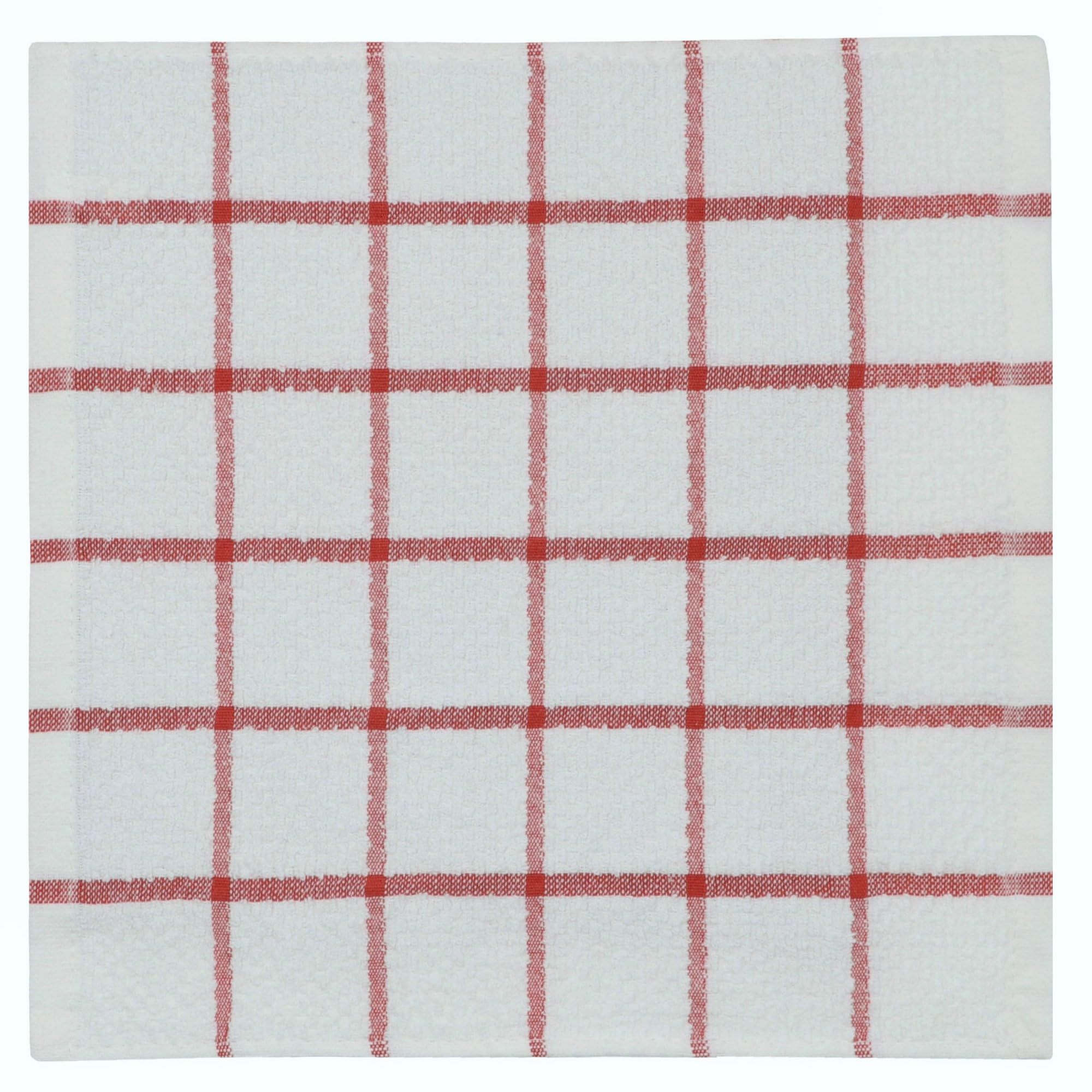 Cleaning Rags Cleaning Cloths for Cleaning House, Cotton Dish Cloths Dish Rags for Washing Dishes, Set of 8, Light and Soft Terry Kitchen Washcloths Kitchen Rags,12 Inch x 12 Inch (Red Set