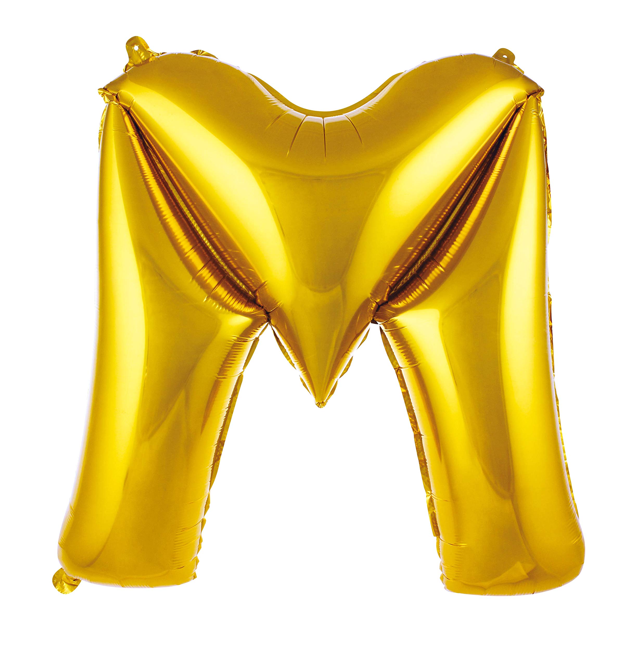 40 Inch Giant Jumbo Helium Foil Mylar Balloons for Party Decorations (Premium Quality), Glossy Gold 40" Glossy Gold (Floatable) Gold FBA_40let-ggm