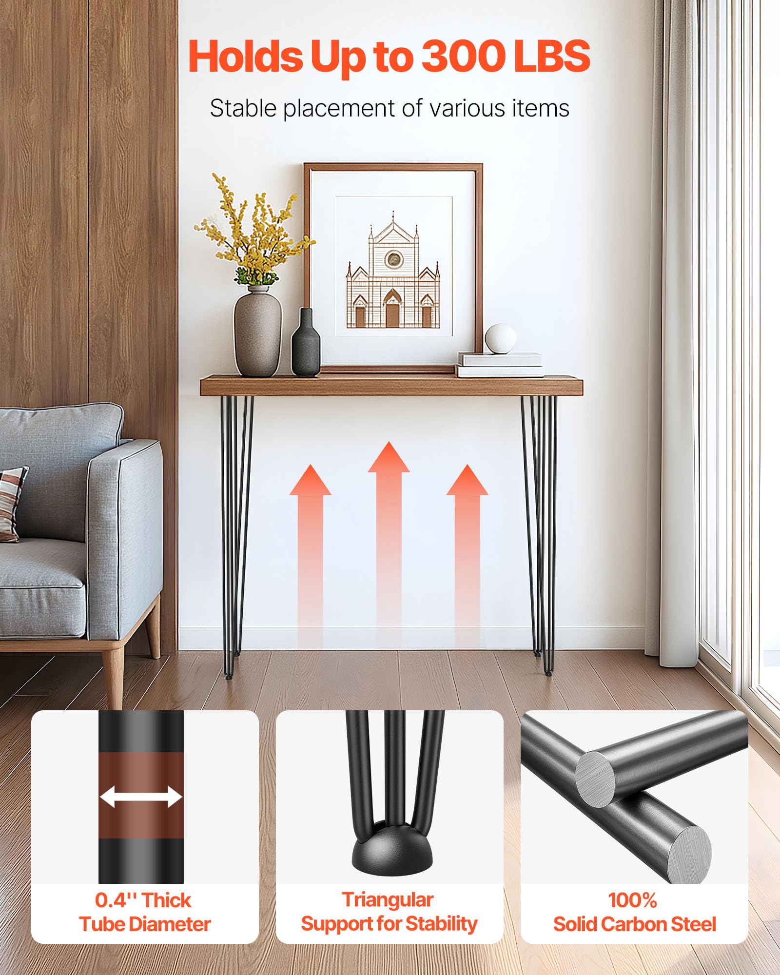 4x Natural Goods Berlin Hairpin Legs verstelbare tafelpoten, in hoogte verstelbaar, 12 mm staal, eettafel, bureau, tafelframe, doe-het-zelf tafelonderstel, 40 cm - 3 stutten, zitbank/salontafel, wit 4x Natural Goods Berlin Hairpin Legs verstelbare tafelpoten, in hoogte verstelbaar, 12 mm staal, eettafel, bureau, tafelframe, doe-het-zelf tafelonderstel, 40 cm - 3 stutten, zitbank/salontafel, wit