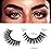 False Eyelashes Wispy Lashes Natural Fake Eyelashes Cat Eye Lashes that Look Like ExtensionsMink Lashes Pack by TNFVLONEINS