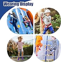 Vista 6 de Tphon Non Slip Kids Trampoline Socks with Grippers for Toddler Children - Anti Skid Grip Socks for Boys & Girls