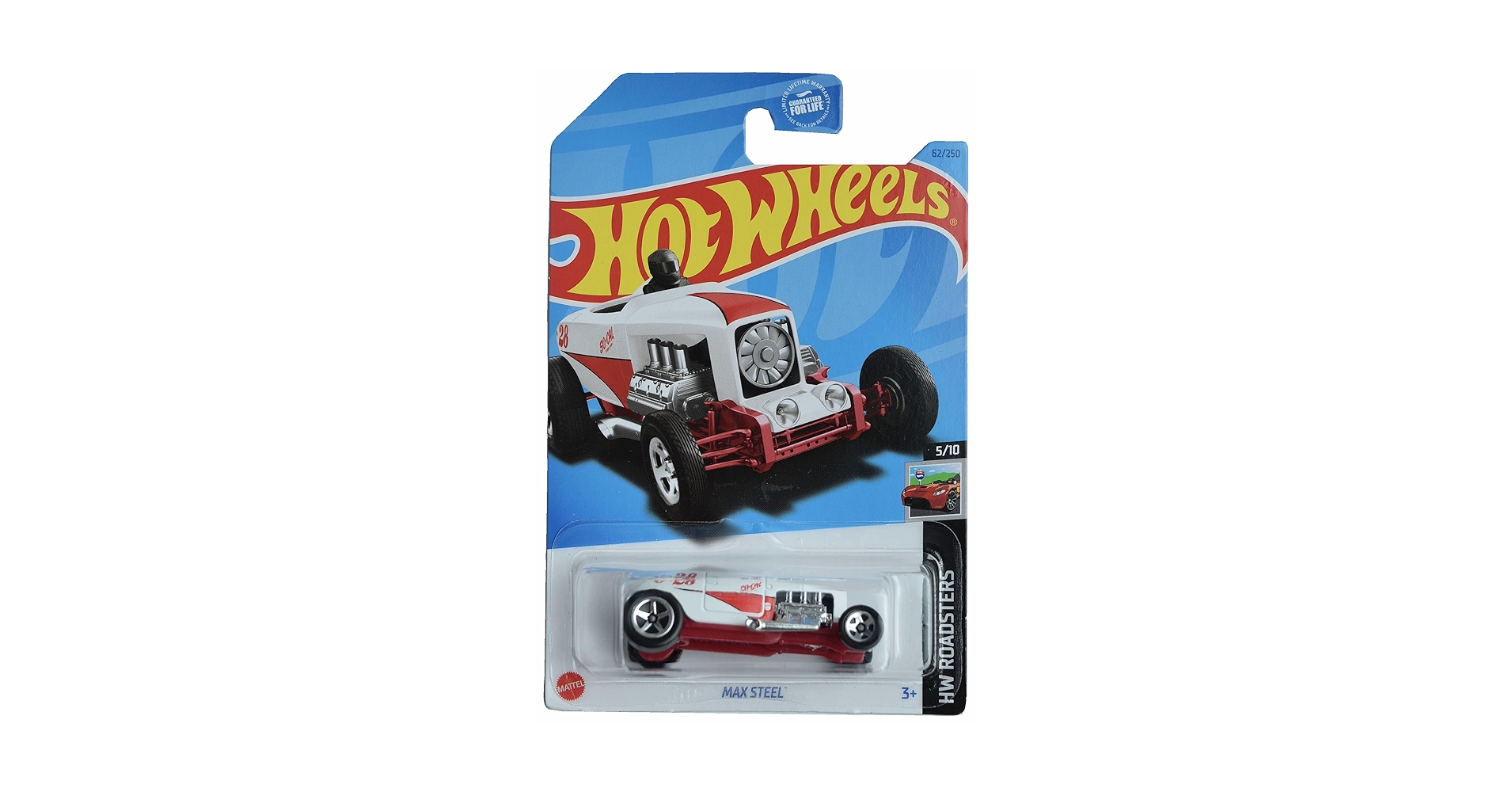 Amazon.com: Hot Wheels Max Steel, HW Roadsters 5/10 [White