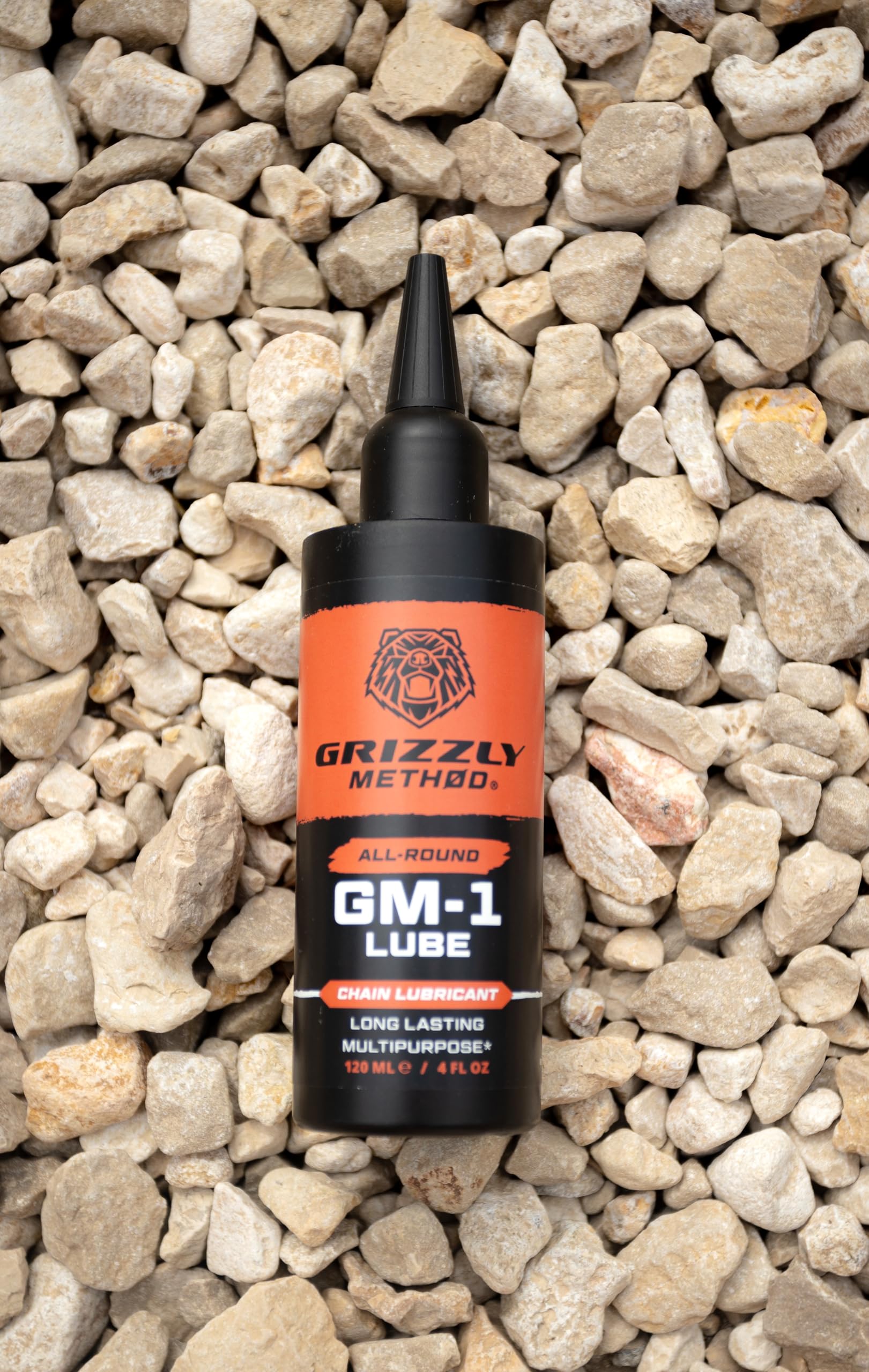 Aceite Sintético Cadena Bicicleta 120ml | Multiusos y Antidesgaste | Grizzly Method GM-1 Lube | Todo Clima y Lluvia | MTB, Carretera y E-Bike