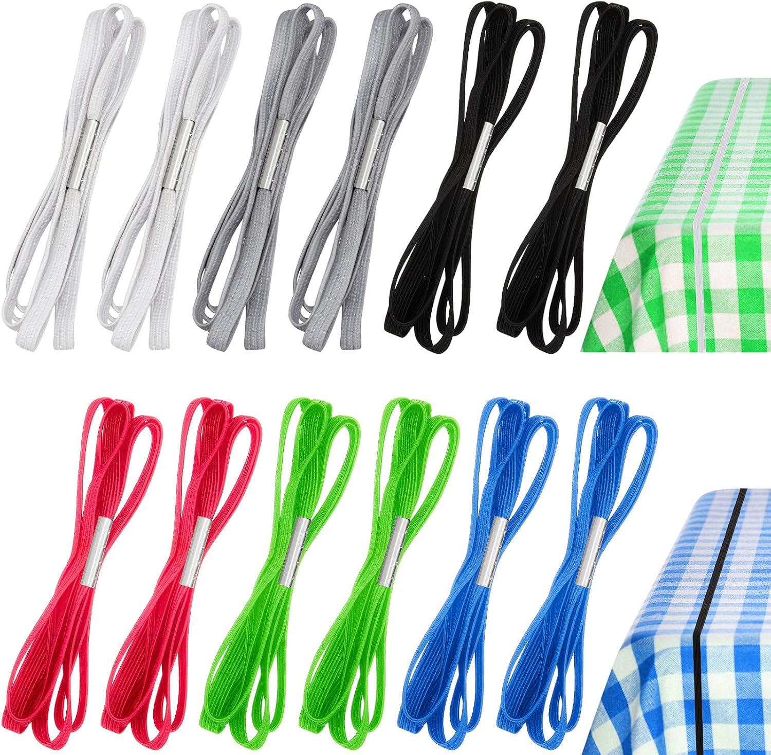 Table Bungees Tablecloth Strap Band Elastic Picnic Table Bungees Table Cloth Bungees
