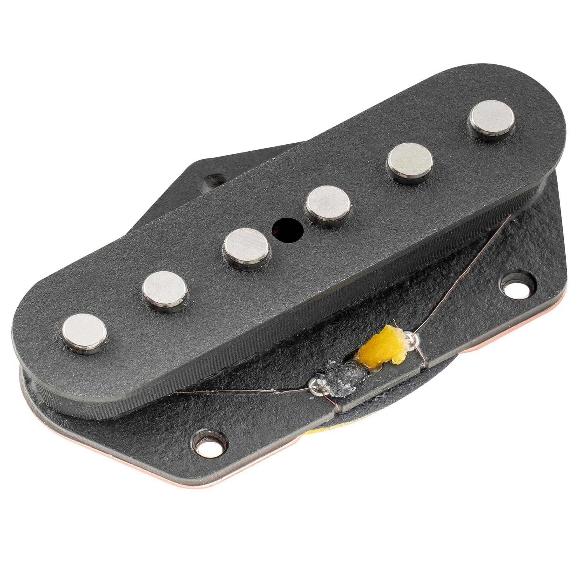 Musiclily Pro TL-50S Alnico 5 Micro Single Coil Chevalet Pickup pour Guitare électrique type Tele, Noir