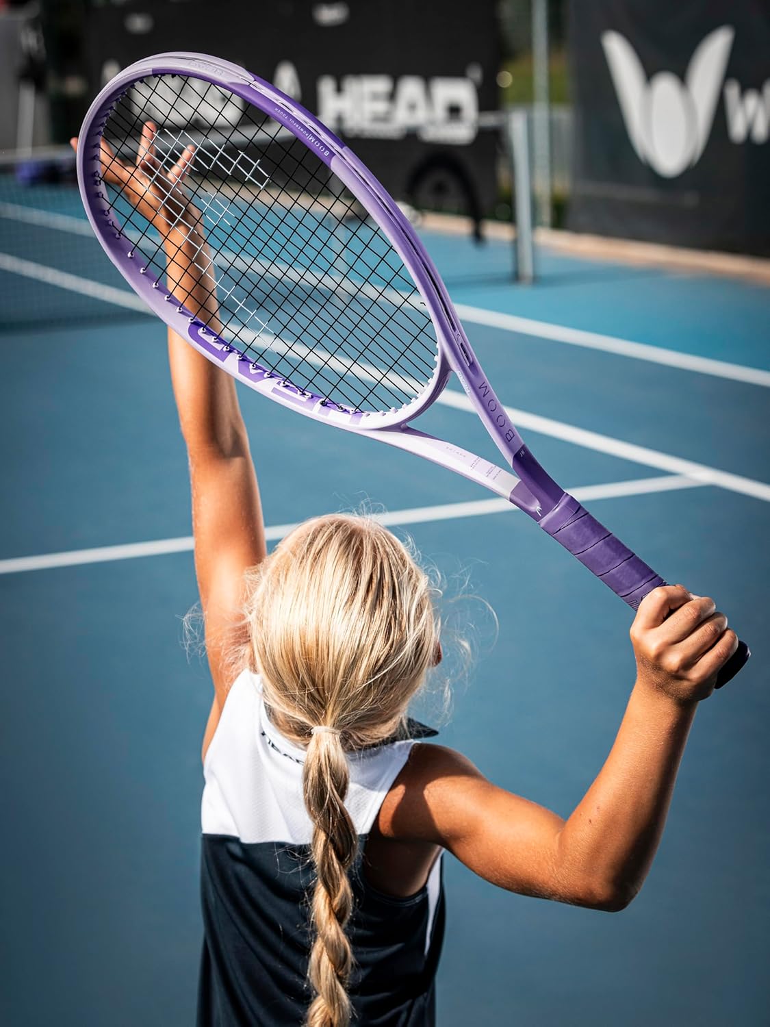 HEAD Boom Jr. 25 Alternate 2026 Tennis Racquet - Pre-Strung, 25" Length, Juniors 8-10