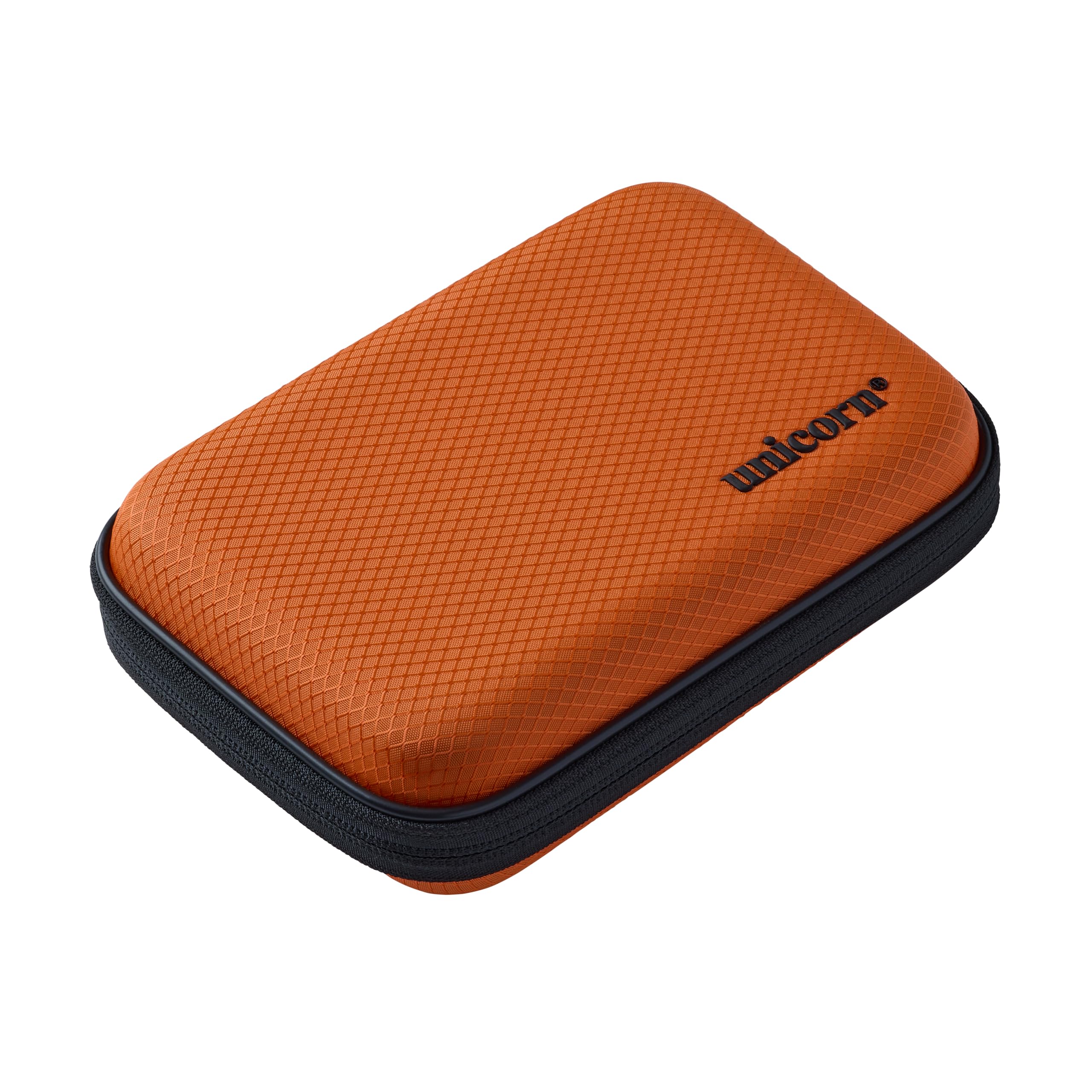 Unicorn Vanguard Medium Zipped Darts Case | Sleek Stylish Design Provides Total Protection | Holds 2 Complete Set of Darts Plus Accessories | Orange with Black Logo