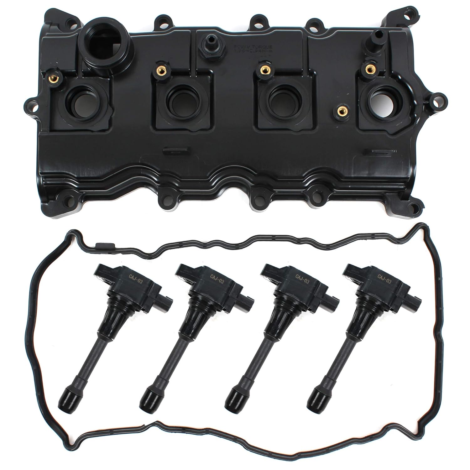 Brand New Engine Valve Cover, Valve Cover Gasket, Spark Plug Tube Seal