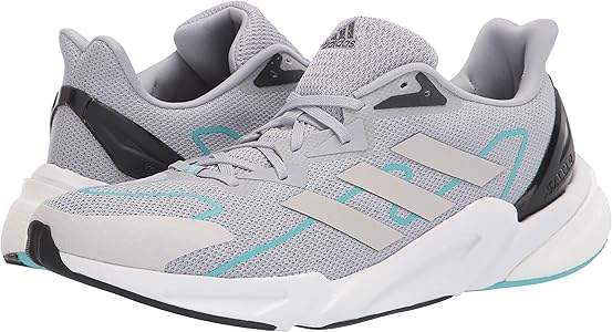 Amazon.com | adidas Mens X9000L2 Halo Silver/Grey/Pulse Aqua 8