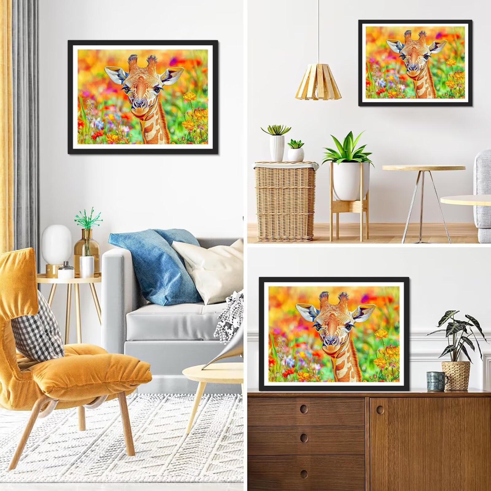 Diamond Painting Tier, 5D Diamond Painting Erwachsene 70x90cm qw1-573