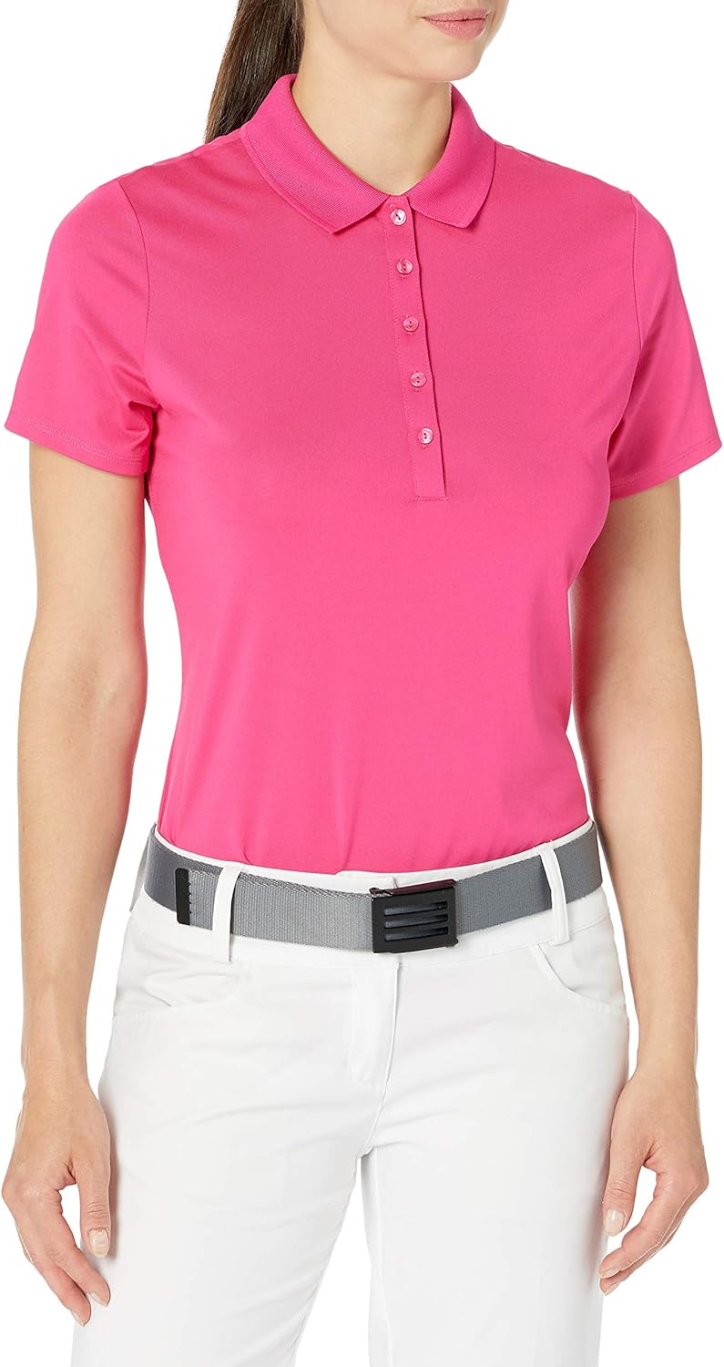 Callaway Women's Opti-Dri Chevron Short Sleeve Golf Polo Shirt, Stretch Fabric, Moisture-Wicking, Sun Protection