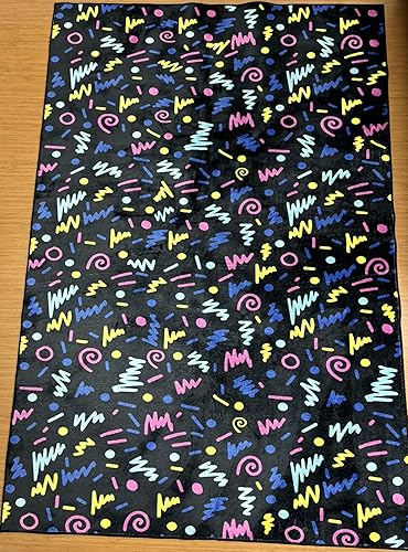 Miniatura 3 de Alfombra de arcade, decoración de sala de arcade, alfombra de arcade de los años 80, decoración de arcade, alfombra de área abstracta, alfombras de