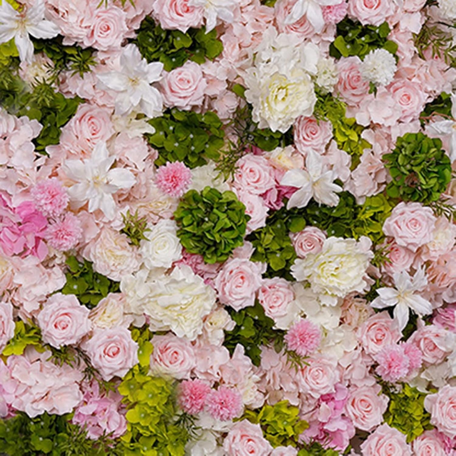 5D 布製造花壁背景壁、屋外ウェディング装飾背景壁、人工バラアジサイ大花壁は、結婚式、パーティー、誕生日、ショッピングモールの装飾に