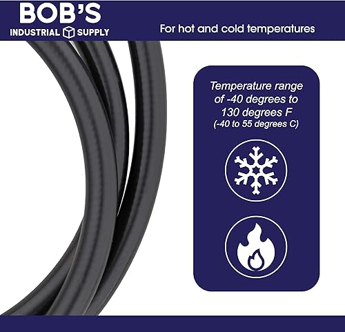 Miniatura 5 de BISupply Manguera reguladora de baja presión, manguera reguladora de propano de acero de 8 pies para parrilla o calentador de gas LP - Regulador de