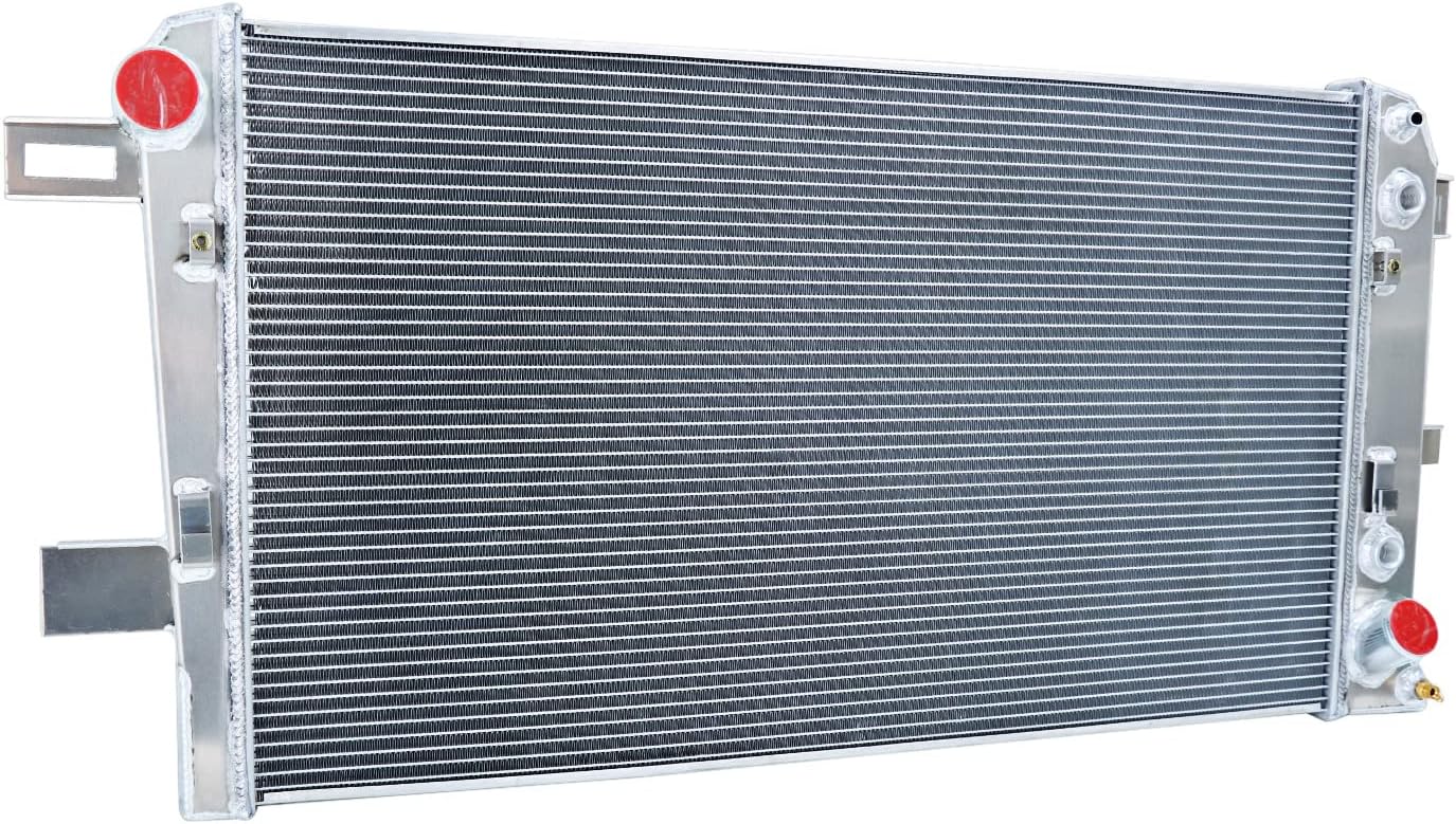 4 Row Aluminum Radiator For 2001-2005 Chevy Silverado 2500HD 3500 HD 6.6l Duramax LB7/LLY, Replacement Radiator, aluminum radiator, radiadores