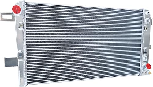 Miniatura 2 de Radiador de aluminio de 4 filas para 2001-2005 Chevy Silverado 2500HD 3500 HD 6.6l Duramax LB7LLY, Radiador de reemplazo, radiador de aluminio,
