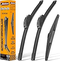 Vista 87 de AUTOBOO - Limpiaparabrisas de repuesto 26 + 20 pulgadas con limpiaparabrisas trasero de 12 pulgadas para BMW X3, X4, 2018, 2019, 2020, 2021, 2022