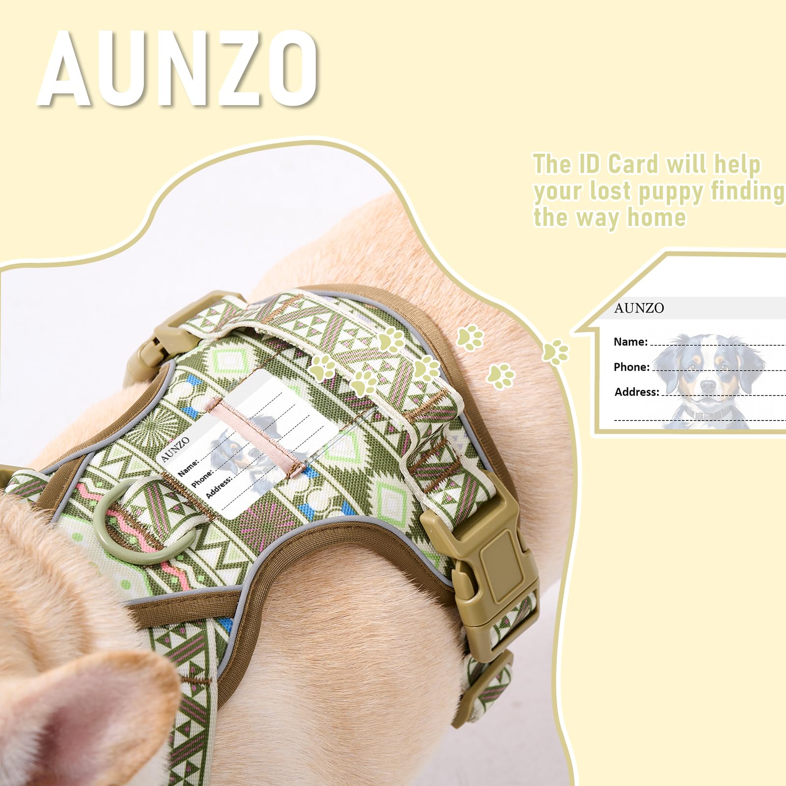 Arnés Resistente sin tirones para Perros Grandes, como Labrador, Golden Retriever, Pastor alemán, Chaleco Acolchado Suave Ajustable, Chaleco Oxford Transpirable con Mango de fácil Control, fácil de