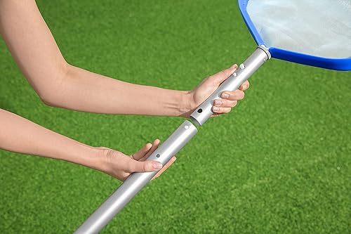 Miniatura 3 de Flowclear AquaScoop Deluxe - Red de aluminio para piscina con malla duradera | Recoge residuos, hojas y suciedad en piscinas