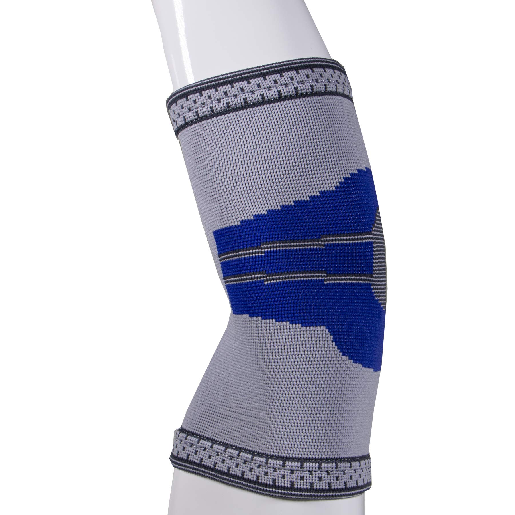 Champion Elastic Elbow Support Compression Sleeve, Gray (Side Stays), X-Small