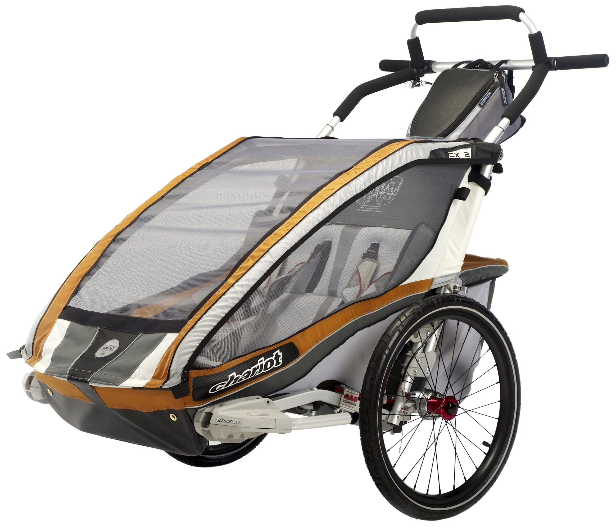 CHARIOT CX Carrello per Bici per 2 Bambini