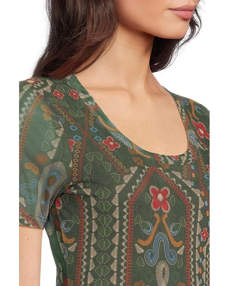 Johnny Was Nanette Short Sleeve Mesh Tee - #4 of 5