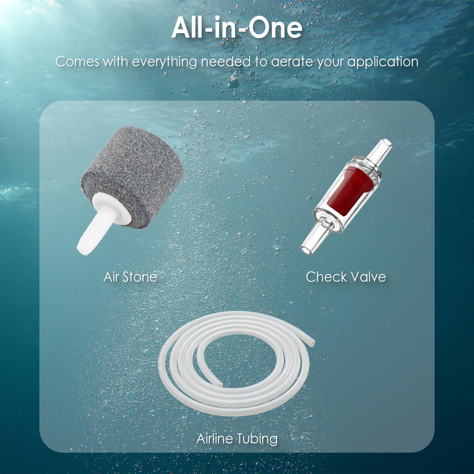 AquaMiracle Bomba de aire USB para acuario, recargable, para cubo de cebo, bomba de aire portátil alimentada por batería para acuario, bomba de aire para pecera para pesca al aire libre, corte de