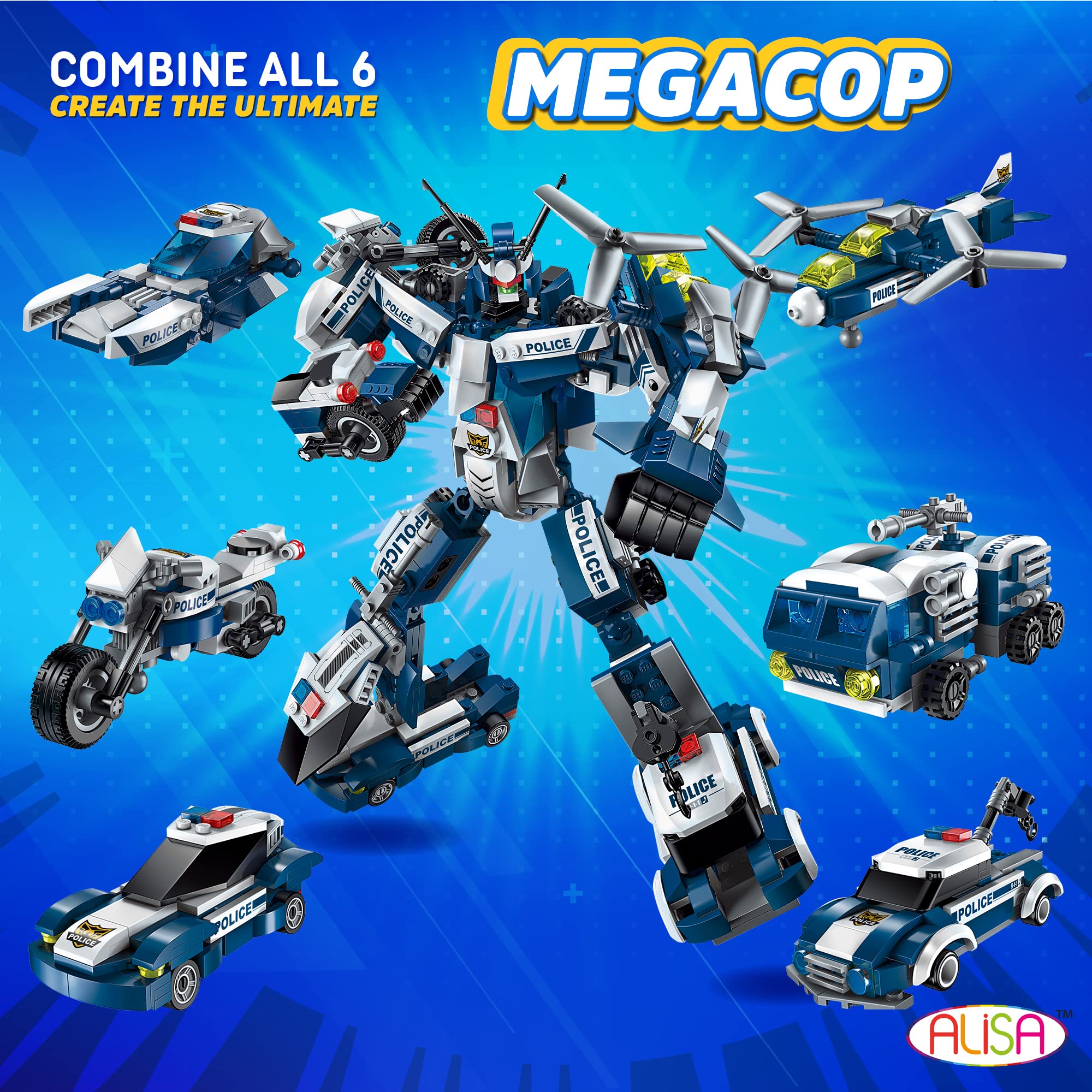 Buy Transforming Toy BlockFormers Connector Set 6in1 Robot
