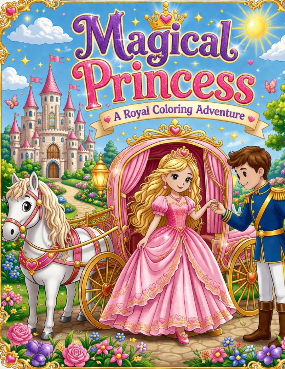 Magical Princess: A Royal Coloring Adventure