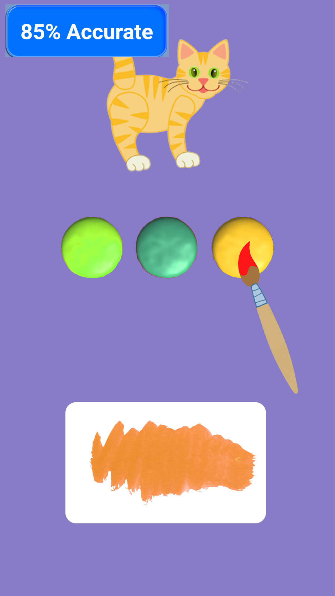 Match The Color Acrylic Paint Game Color Match Acrylic Painting