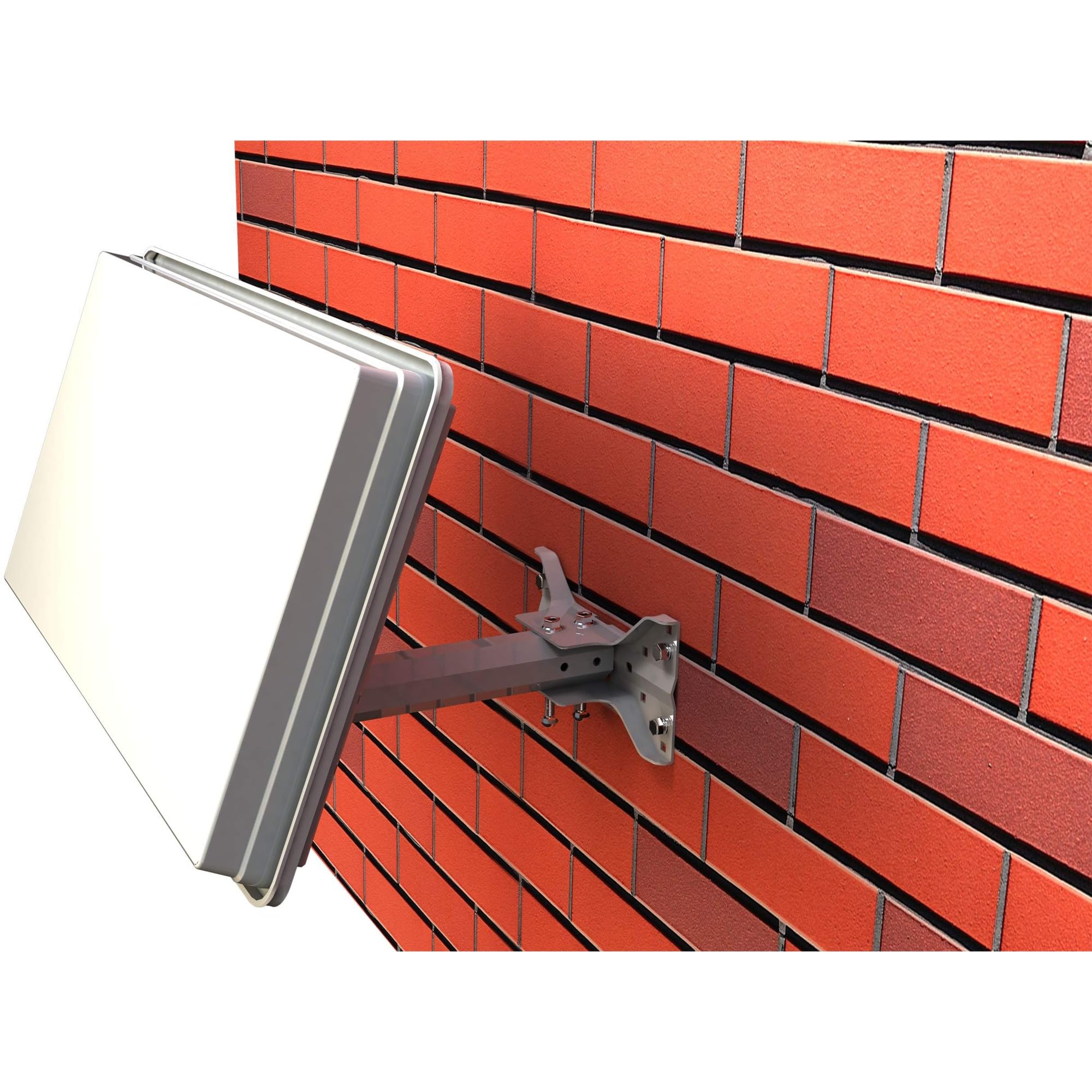 Selfsat H30D4+ Quad Flachantenne für Vier Teilnehmer inkl. Fensterhalterung