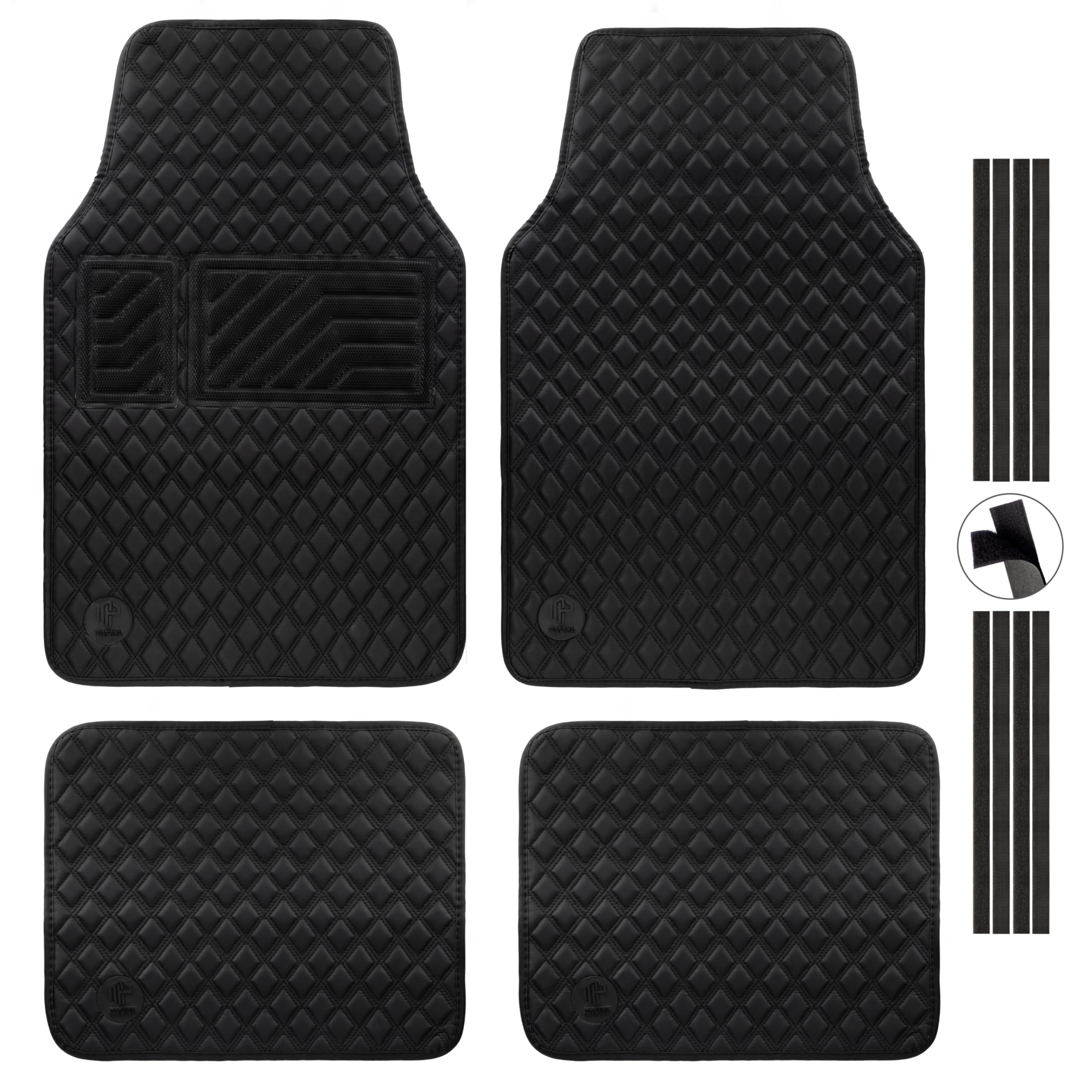 Tappetini Auto In PVC | Set 4 Pezzi | Impermeabili E Ritagliabili | Per Sabbia, Fango | Facili Da Pulire - Foto 8