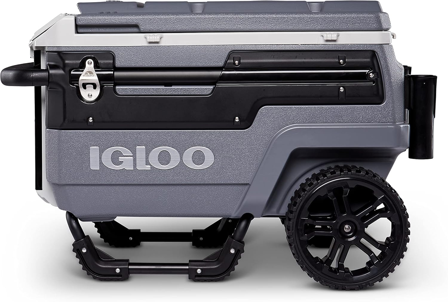 Igloo 70 Qt Premium Trailmate Wheeled Rolling Cooler Gray