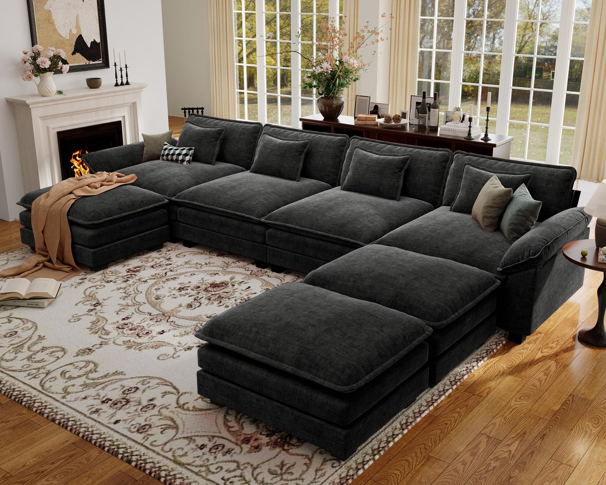 CDCASA 154 Oversized Modular Sectional Sofa