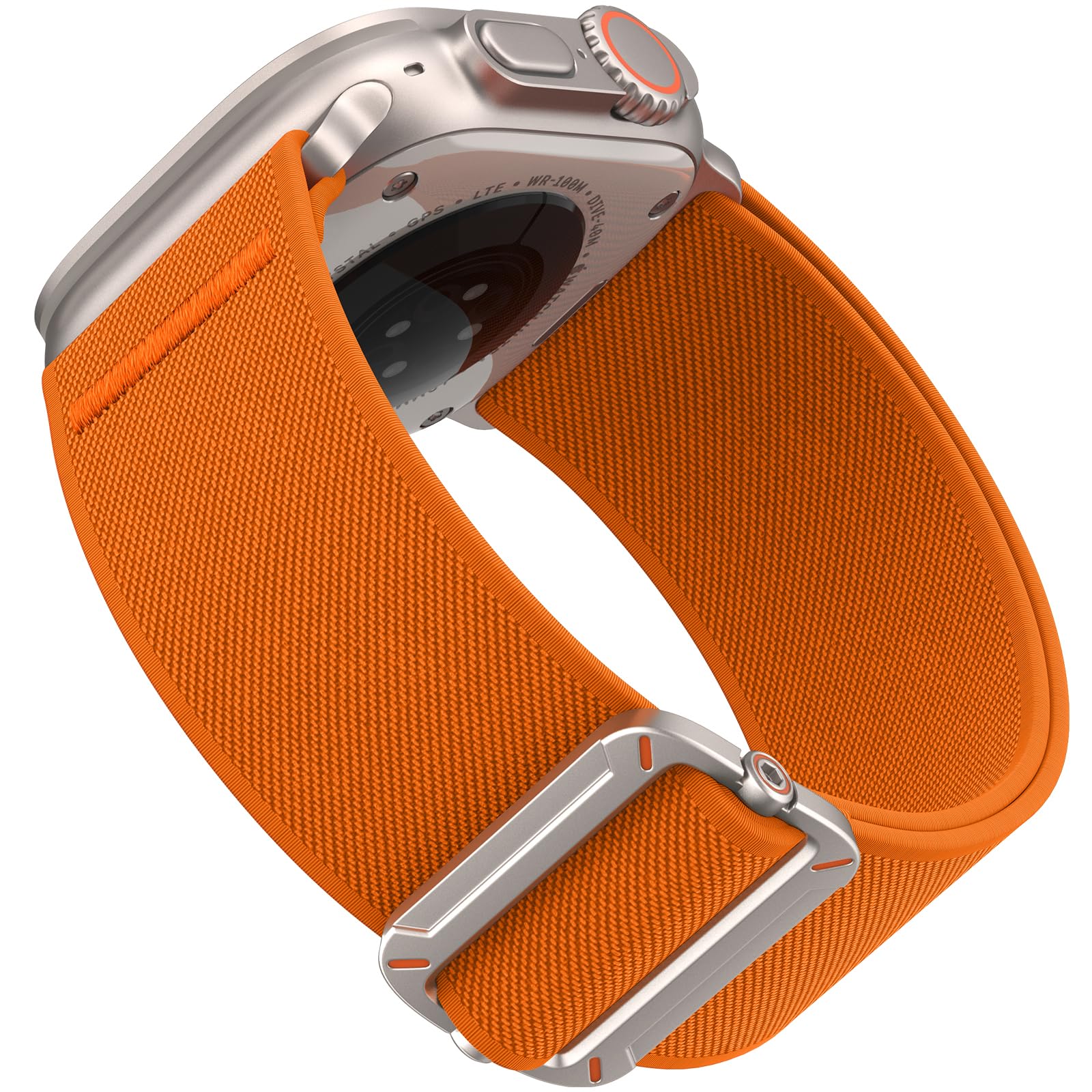 Yoohoo cinturino compatibile con cinturino Apple Watch Ultra/Ultra 2 per cinturino apple watch 44mm 45mm 46mm 49mm 42mm, nylon cinturino sportivo per iWatch Ultra SE serie 10 9 8 7 6 5 4 3 2 1, uomo