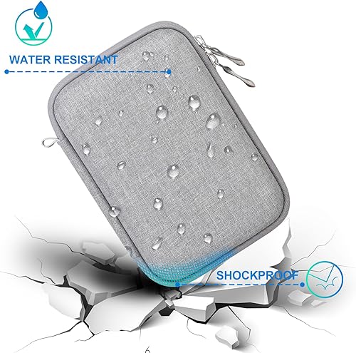 Miniatura 5 de BOVKE Estuche de transporte para máquina etiquetadora MARKLIFE P11, mini impresora térmica compacta portátil, bolsillo de malla adicional para