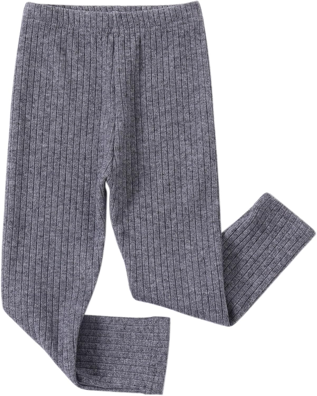 Toddler Little Girls Full Length Jersey Leggings Kids Stretchy Warm Footless Tights Pants 24Months-9Years - Image 3