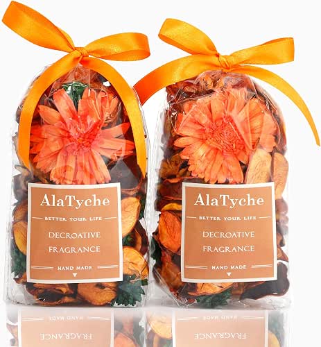 Potpourri Bags, Citrus Orange Scented Potpourri Bowl Filler, Decorative Dried