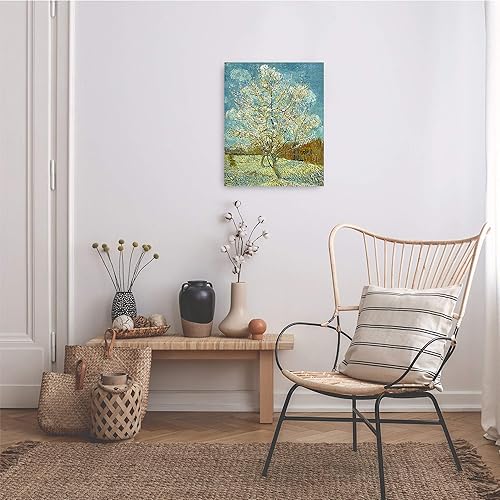 Miniatura 1412 de A&T ARTWORK The Starry Night de Vincent Van Gogh. Tamaño del marco: 36 x 30 pulgadas, tamaño de la imagen: 30 x 24 pulgadas, reproducciones clásicas